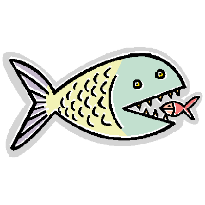 Fish eat fish