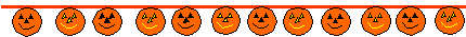animated line of pumpkins